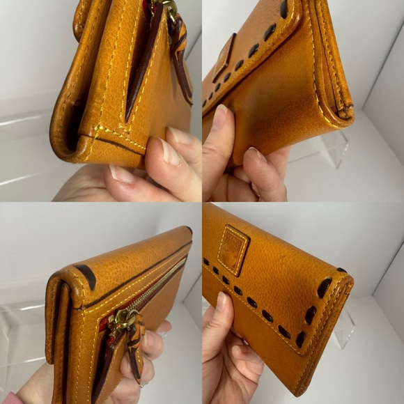 Dooney & Bourke Florentine Pebbled Leather Flap Continental Wallet - Picture 9 of 16